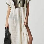 Free People New! Small Kelly Crochet Maxi Top Dress Swim Suit Cover Up, size XS Photo 0