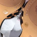 Vince Camuto NWT  Hendriy Leopard Print Block Heel Ankle Strap Pumps Tan 9 Photo 9