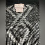 Chico's Chico’s women’s Black and White Printed tassel Cardigan size 1 medium Photo 6