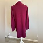 Disney Vintage Store Red Long Line Cardigan Embroidered Mickey Floral Womens M Photo 3