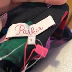 Parker  asymmetrical hem long sleeve silk blend floral dress size S NEW‎ Photo 4