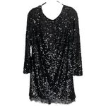 Sachin + Babi NWT Cameron Sequined Black Mini Dress Women’s Size 6 Photo 7