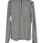 Nike Striped  pro quarter zip pullover size medium Photo 0