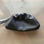 Understated Leather  Black Crescent Vegan Leather Crossbody Photo 9