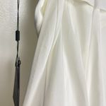 Mac Duggal Illusion Belted Jumpsuit in White Size US 4 NWT Photo 9