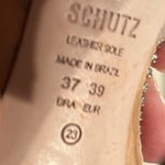 Schutz RHEA SANDAL HONEY BEIGE CRYSTAL STRAPPY HEELS SHOES 8 Photo 10