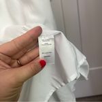 Emily McCarthy Frankie V Neck Puff Sleeve White Dress Photo 3