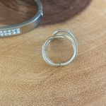 James Avery VINTAGE SERPENTINE HAMMERED ADJUSTABLE RING with unbranded bracelet bundle Photo 3