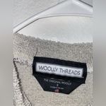 Woolly Threads  women’s size small gray Yale pullover sweater Photo 2