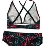Venus NEW Womens Floral Tropical Palm Leaf Print Scuba Knit Bikini Swimsuit Sz 4 Photo 1