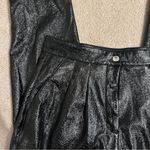 Topshop Shiny Leather Tapered Pants Photo 6