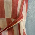 Marine layer  Womens Frances Wrap Mini Dress Red White Stripe‎ Size Small Linen Photo 7