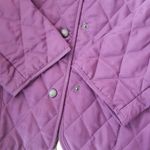 Burberry Purple Quilted Jacket Size Medium Photo 7