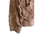 American Eagle  Outfitters Corduroy Bomber Jacket Brown ZipUp Collared Size S/P Photo 1
