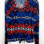 Ralph Lauren LAUREN Aztec Print Full Zipper Long Sleeves Jacket, Size Medium Photo 0