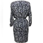 Michael Kors Womens Cold Shoulder Tie Belt Shift Dress Blue Photo 7