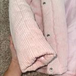 Pink Corduroy Puffer Jacket Photo 3
