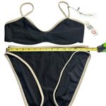 Calvin Klein NWT new  Black Bikini Set w/ Cream Trim Y2K 2000s Photo 1
