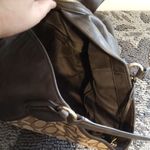 Coach  Signature Brown and Black Shoulder Bag Edie 31 Handbag Womens Photo 9