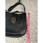 Michael Kors Gabby Small Hobo Crossbody Bag Black Leather Women's Photo 7