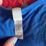 Bella Canvas Women's I Run Because I Really Like Beer Racerback Bright Blue Tank Top sz M Photo 1