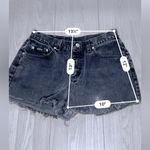 Riders By Lee LEE RIDERS Women’s Dark Wash Black Denim Shorts Photo 5