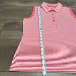 EP Pro Tour Tech Striped Golf Tennis Polos Tank Tops Pink Green Size Small Photo 10