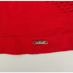 Velvet By Graham And Spencer Red Hollow-Out Mesh Cami Camisole Tank Top Shirt Size S ❤️ Photo 3