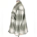 Levi's Levi’s Quilted Plaid Shacket Jacket Wool Blend XL Agave Gray NWT Photo 3