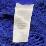 Ella Moss Crochet Shorts Eyelet Mid-Rise Shorts Pockets Womens Sz Small Blue Photo 4