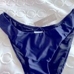 J.Crew Navy Blue Curved-waist cheeky bikini bottom Size Small Photo 1