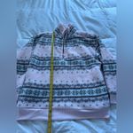 Hippie Rose Women’s  Pink and Gray Faux fur Sherpa quarter zip size small Photo 1