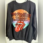 The Rolling Stones , womens black crew neck sweatshirt, new with tags Photo 3