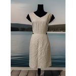 Antonio Melani NWT Dress 14 Marble Metallic Taupe Beige Tweed Color Block $169 Photo 4