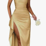 Amazon yellow stain prom dress Photo 0