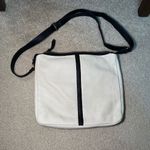 Fossil Erin Leather Colorblock Crossbody Purse Bag Messenger Cream Brown Pockets Photo 3