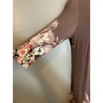 Cato Fall in love violet brown floral dress Photo 3