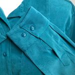 Bill Blass Jeans Faux Suede Vintage Blouse Photo 6