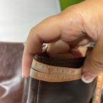 BORN VIRGINIA WOMANS TALL RIDING BOOT WIDE CALF W/BUCKLES SZ 7M VEGAN BROWN NEW Photo 13