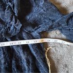 Dark Blue Floral Lace Blouse Chrysanthemum‎ Boho
Farmhouse High Neck Size S Photo 9