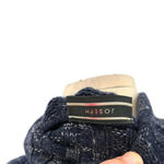 Joseph ‎ Navy Blue Heathered Wool Turtleneck Sweater Size Medium Photo 8
