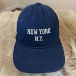 New York NY dad Hat Adjustable Cap Navy Blue Photo 0
