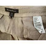 Tommy Bahama Pants Women's 14 Ivory 100% Linen Wide Leg Photo 5