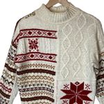 American Eagle Mock Neck Fair Isle Jumper Sweater size XS Photo 1