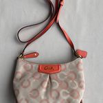 Coach Ashley Dotted Op Art Mini Crossbody Bag Khaki Tearose Photo 15