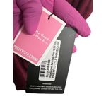 Pretty Little Thing NWT Dress Womens Sz 8 Burgundy Ruched Slip Chic Asymmetrical Photo 4