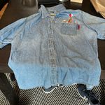 Disney  denim Tigger button up shirt. Size 20. Retro 90’s. Good used condition. Photo 0