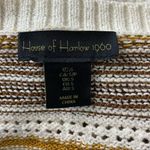 House of Harlow 1960 Crop Cardigan Sweater Metallic Small Photo 7