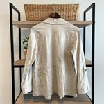 Chico's Chico’s Stretch Cotton Shimmer Poplin Utility Style Pocket Blazer Jacket, M / 8 Photo 5