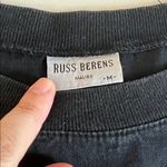 Russ Berens Shoulder Pad Short Sleeve TShirt Black Size Medium Photo 3